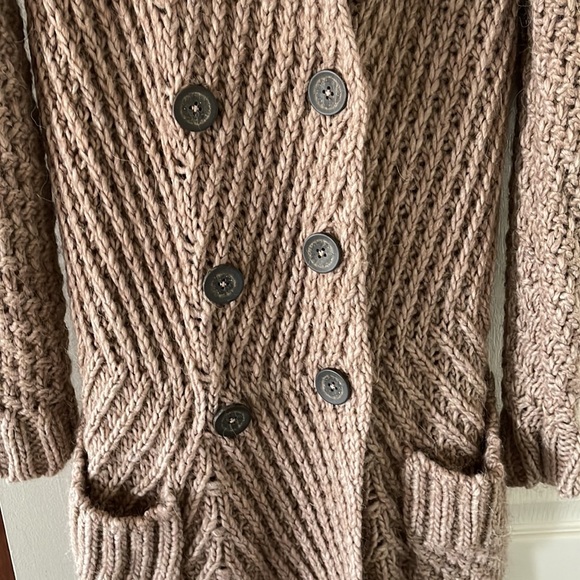 Free People Buttermilk Biscuit Sweater Cardigan - Picture 6 of 11